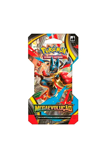 (PT-BR) Blister Pokémon - Mega Evolução - Pacote com 6 cartas