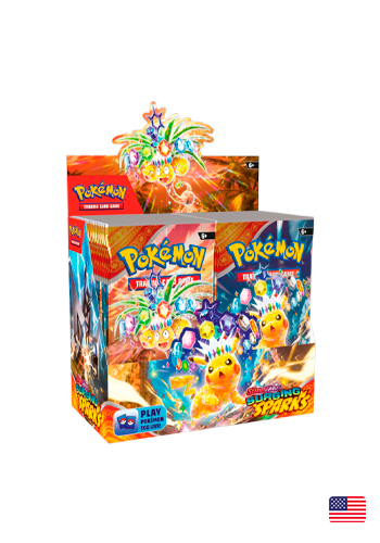 (ING) Caixa de Booster - Escarlate e Violeta 8 - Fagulhas Impetuosas